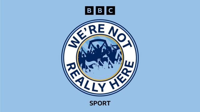 We're Not Really Here podcast graphic