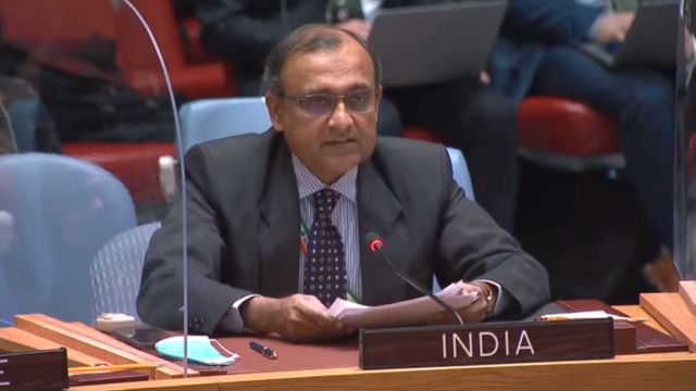 संयुक्त राष्ट्र में भारत के स्थाई प्रतिनिधि टीएस तिरुमूर्ति