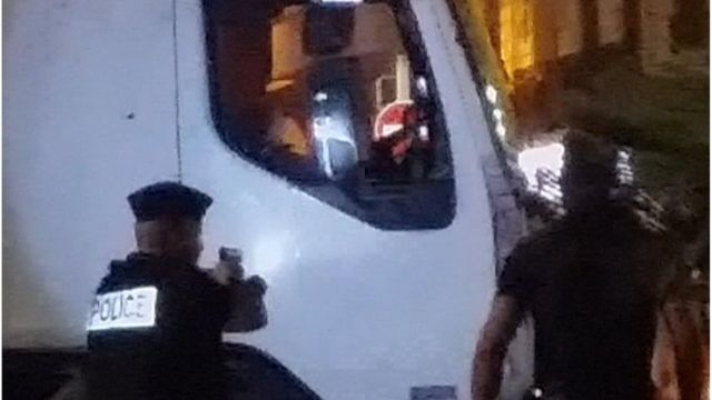 El Shafei grabó en video el enfrentamiento entre el atacante y la policía.