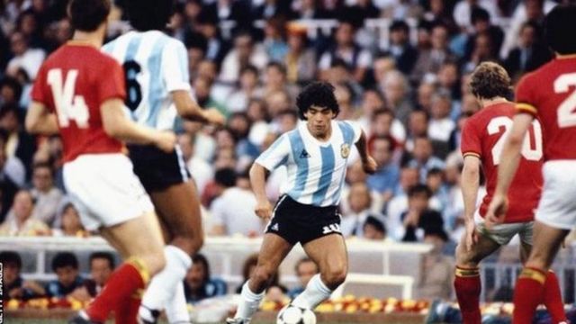 Diego Maradona alifunga magoli 34 katika mechi 91 akiiwakilisha Argentina