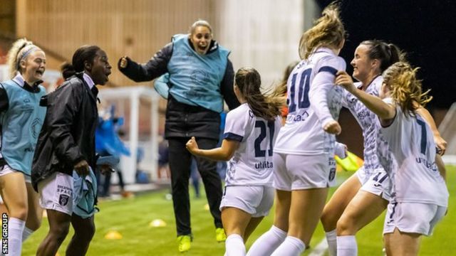 Glasgow City 1 0 Biik Kazygurt Scottish Champions Through To Champions League Second Round c Sport