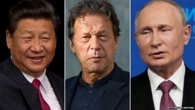 Xi Jinping, Imran Khan and Putin