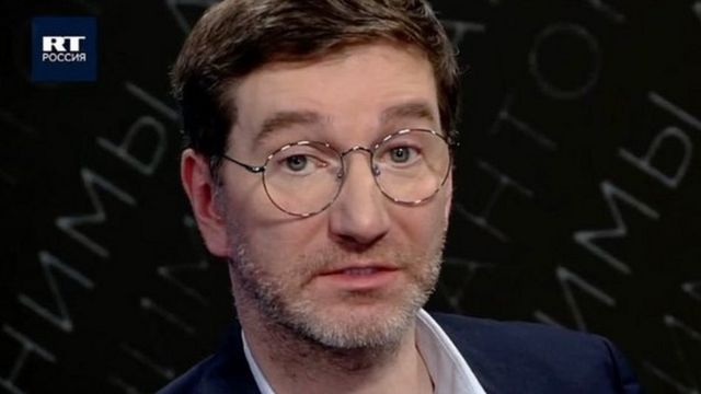 Anton Krasovsky, penyiar Rusia yang terkenal karena kritiknya terhadap undang-undang hak gay Rusia.