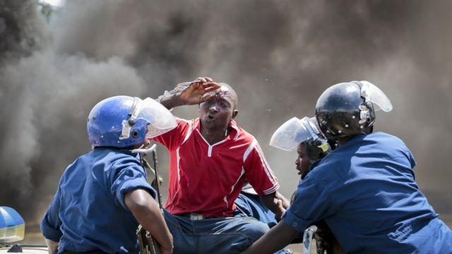 Umuntu yakomerekeye mu myiyerekano yo mu Burundi mu mwaka uheze