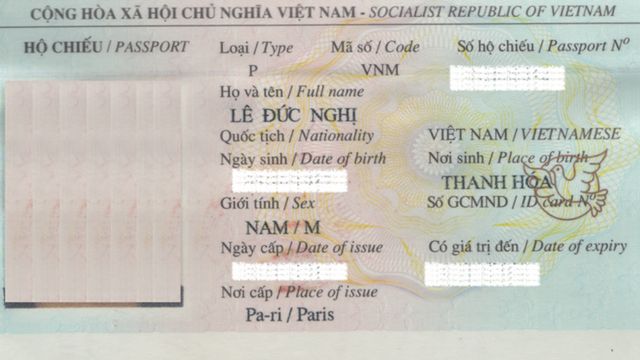 Hộ Chiếu Vn Có Vấn Đề Với Dòng Chữ 'Full Name'? - Bbc News Tiếng Việt