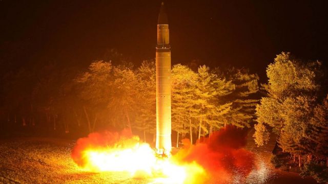 Lanzamiento de misil de Corea del Norte