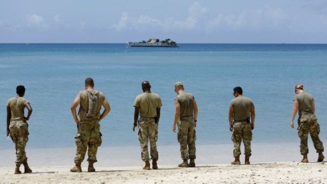 Askar Maraykan ah ayaa Axaddii laga soo badbaadiyay jasiiradaha Maraykanka ee Virgin Islands