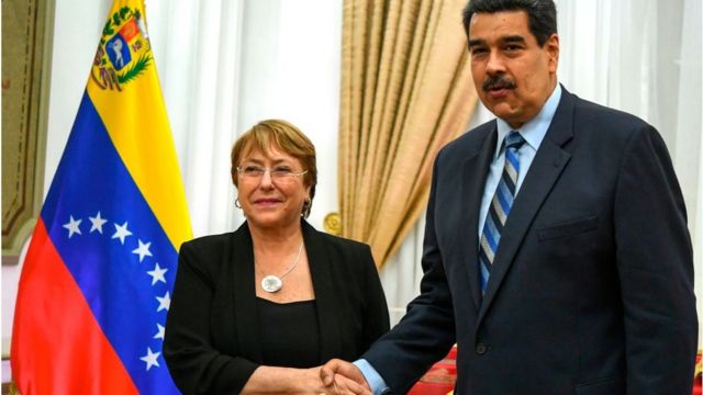 Maduro y Bachelet