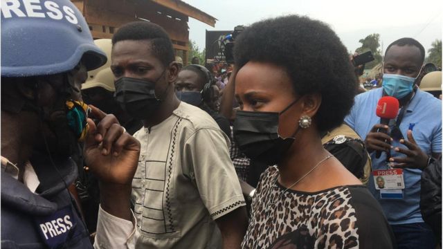 Uganda Election Day 2021: Bobi Wine, IM WIFE don vote for Ugandan presidential election day inside total internet shutdown