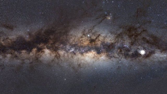 صورة ملتقطة من كوكب الأرض لمجرة درب التبانة