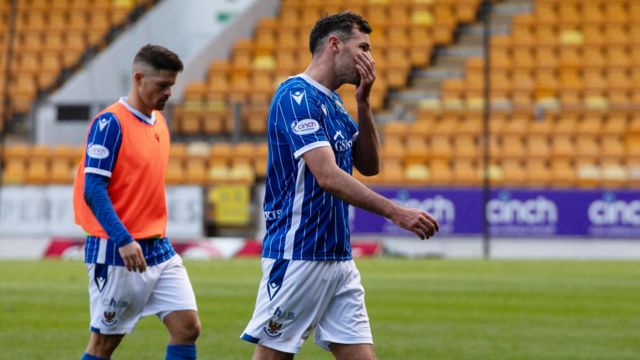 St Johnstone players look dejected