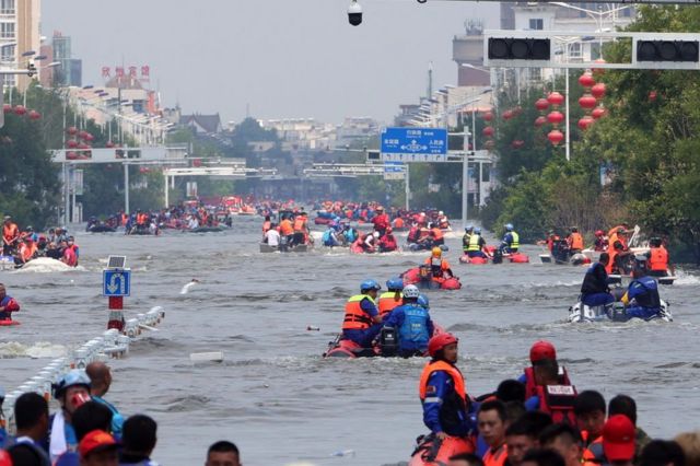 Wei Hui evacuated people