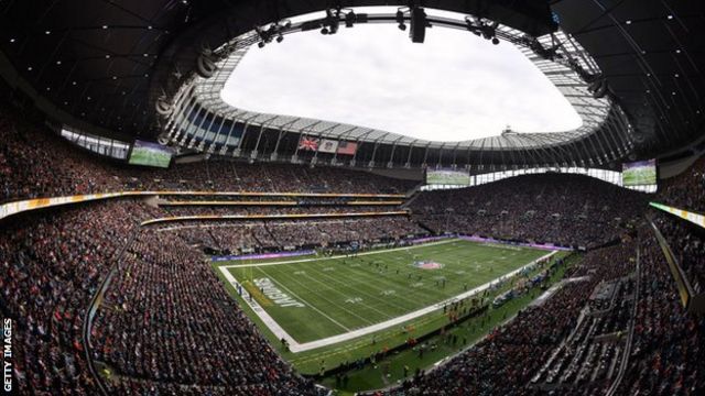 The Giants and Packers in London on Oct. 9. It's a Green Bay home game.  #nfl #espn #london #london