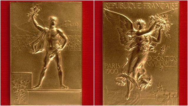 Deux côtés de la médaille olympique de 1900