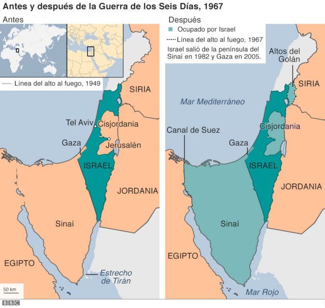Guerra de los Seis Días: el conflicto relámpago ocurrido hace medio siglo  entre Israel, Egipto, Jordania y Siria que cambió para siempre Medio  Oriente - BBC News Mundo