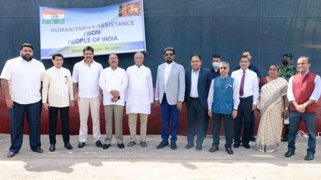 இலங்கைக்கு வந்த இந்தியாவின் நிவாரணப் பொருட்கள்