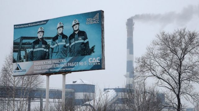 Sibirya'daki maden ocağı Moskova'nın 3500 kilometre doğusunda.