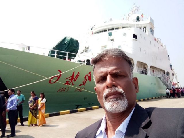 இலங்கையில் சீன கப்பல் ஆய்வு