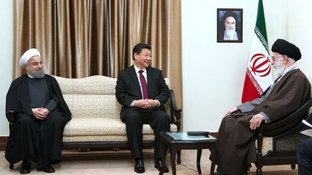 دیدار رِییس جمهوری چین با رهبر حکومت ایران