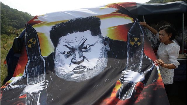 Kuzey Kore'den Güney Kore'ye kaçan bir kişinin hazırladığı balon