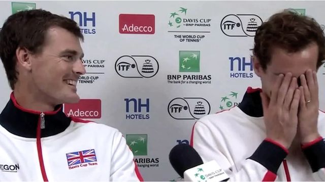 Jamie and Andy Murray face questions about each other