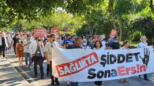 Antalya'da sağlıkta şiddet eylemi 