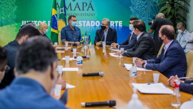 reunião entre representantes do governo do Amapá e do governo federal