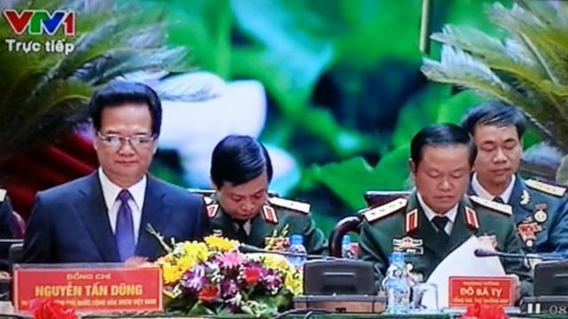 Ảnh tư liệu: Đại hội thi đua quyết thắng toàn quân của Quân ủy Trung ương 1/07/2015 vắng Đại tướng Thanh
