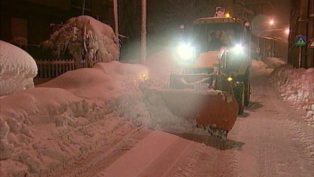 Snow in Abruzzo region