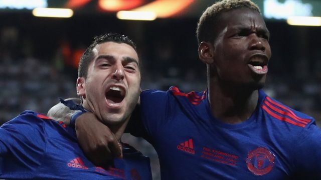 Paul Pogba and Henrikh Mkhitaryan