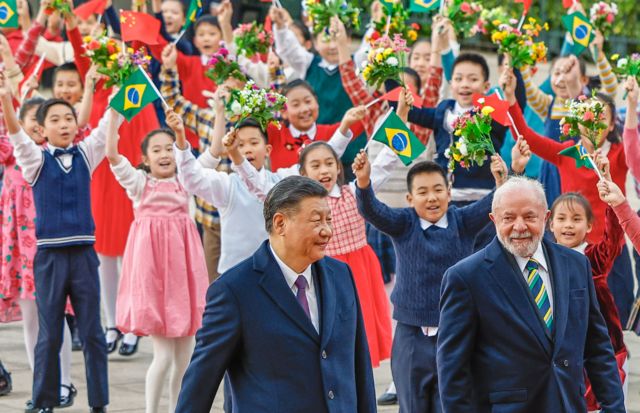 Presidente Lula em visita à China
