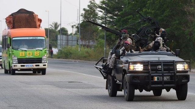 Des éléments de la Garde républicaine ivoirienne