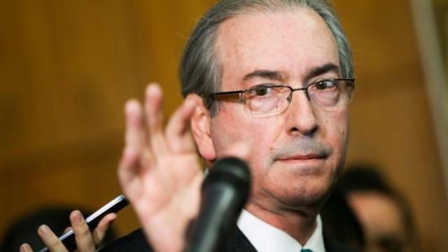 Eduardo Cunha ao renunciar ao cargo de presidente da Câmara dos Deputados nesta quinta, 7/7/2016