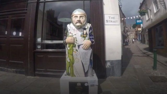 Knight statue