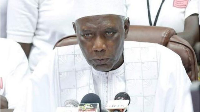 Shugaban hukumar zaben Gambia Alieu Momar Njai