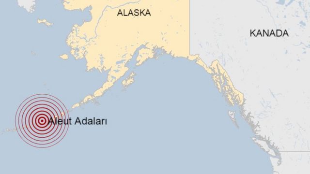 Alaska Da 7 8 Buyuklugunde Deprem Meydana Geldi Tsunami Uyarisi Yapildi Bbc News Turkce