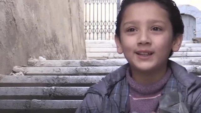 Syrian child Ja'afar