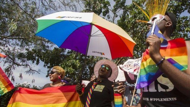 Ugandan Police Block Gay Pride Parade Bbc News