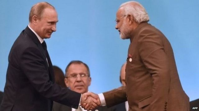 Putin na Modi