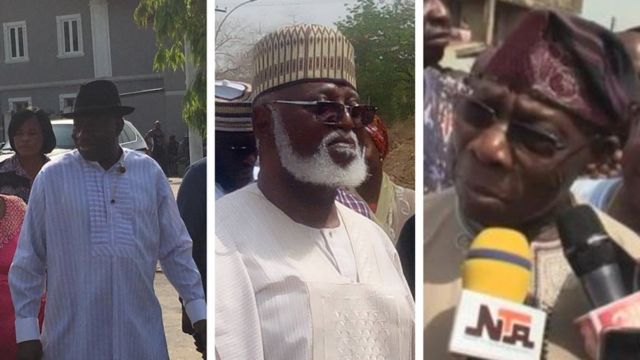 Goodluck Jonathan, Abdulsalami Abubakar ati Olusẹgun Obasanjo