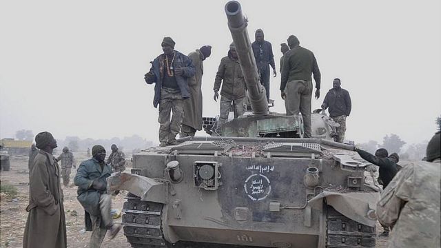 Awọn ologun Naijiria lori ọkọ ijagun Boko Haram