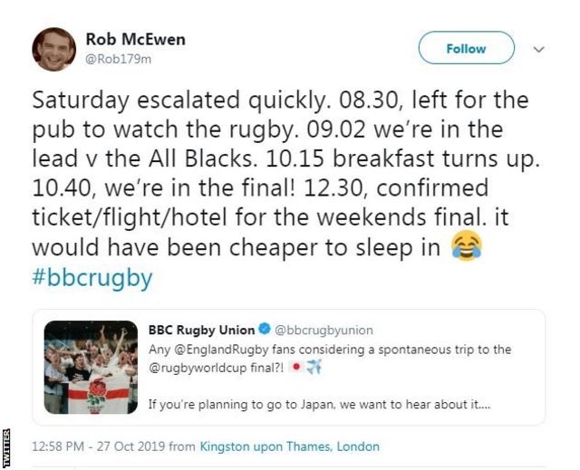 Rob McEwan tweets