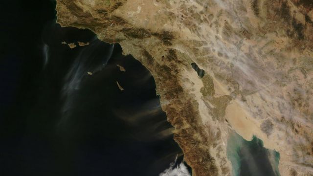 Снимок со спутника Terra