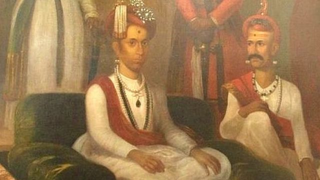 पुण्यातल्या पेशवा साम्राज्याचं एक पेंटिंग