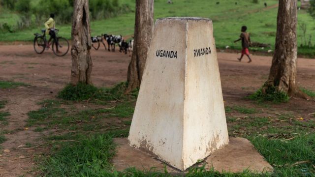 Akarere ka Kabare ku mupaka w'u Rwanda na Uganda