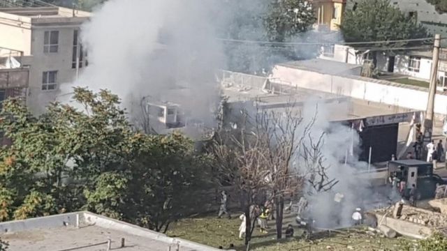 Kabil'de intihar saldırısının düzenlendiği bölge