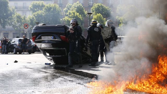 Paris'te UberPop protestoları, Haziran 2015