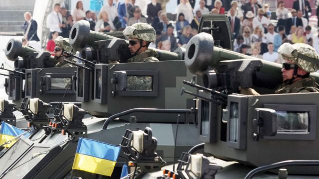 Українська армія продемонструвала Javelin на параді 24 серпня