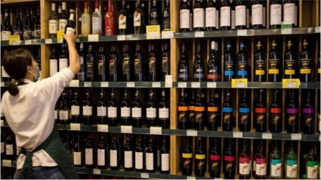 The largest overseas market for Australian red wine is in China, but China has imposed tariffs on Australian imports, which has caused a sharp drop in the red wine trade between the two countries.
