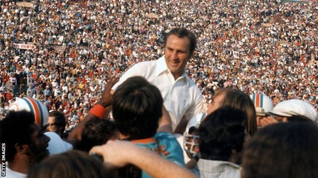 Don Shula as Miami Dolphins Coach